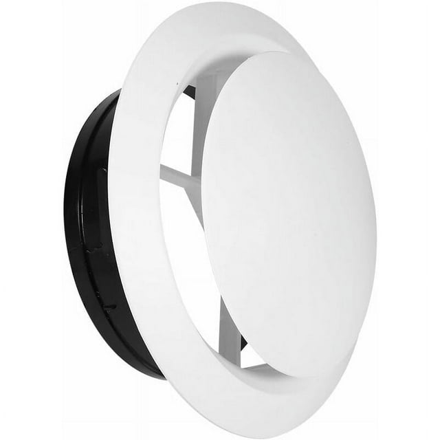 Cache-vent Réglable en Plastique Abs Polyvalent avec Panneau Blanc Détachable pour un Nettoyage Sans Effort, Dispositif à Boucle Inversée Assure une Installation Rapide et Sécurisée dans Divers Environnements