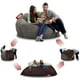 thumbnail image 2 of Puff Cama Queen Size Baggy 2 en 1 Gris 180 x 150 cm, 2 of 4