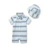 Oxford Woven Romper (Baby Boys)