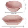 thumbnail image 4 of Cesta de fermentación de pan para hornear de silicona de gran capacidad, resistente a altas temperaturas, herramienta plegable para horno doméstico, 4 of 5