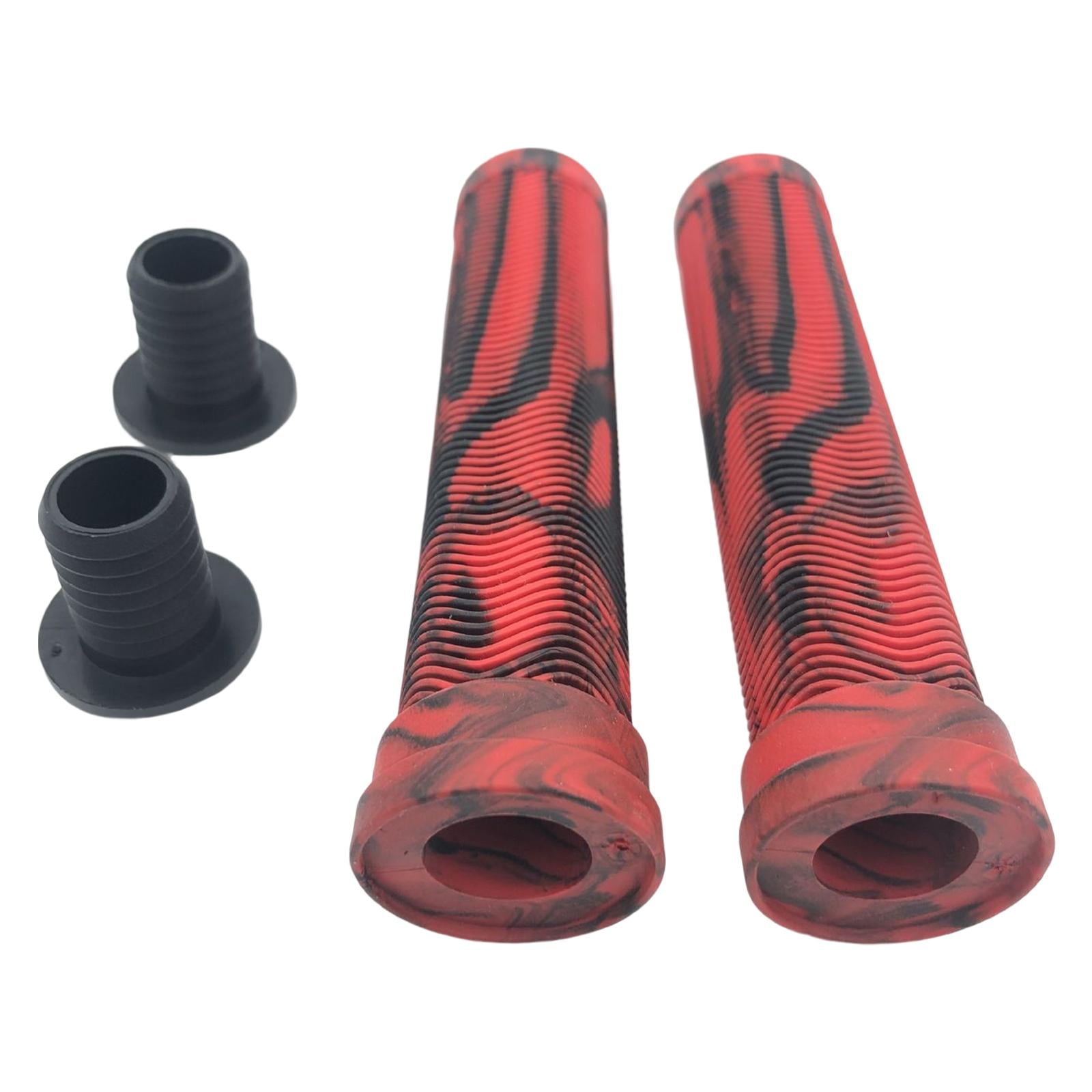 2x Soft Handlebar Grips Sleeve Skid Replacement TPE Comfortable Cycling