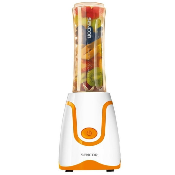 Sencor - Personal Blender with 0.6L Capacity + Coffee Grinder, 300W, Orange