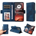 thumbnail image 3 of Funda GANGXUN para Motorola Moto G15 con diseño acolchado elegante, cuero PU, protección total y ajuste preciso, 3 of 5