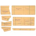 thumbnail image 2 of Wallet Pattern Acrylic,7Pcs Acrylic Wallet Template DIY Acrylic Wallet Template Acrylic Wallet Template Highly Recommended, 2 of 14