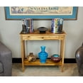 thumbnail image 3 of Casual Contemporary Living Solid Acacia Console Table with Drawer & Bottom Shelf- Natural, 3 of 6