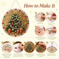 thumbnail image 3 of Christmas Pearl Art DIY Diamond Painting Hanging Suncatcher Ornament, Acrylic Rhinestone Gem Craft Pendant for Window, Wall, Door and Holiday Decor, 3 of 8