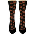 thumbnail image 4 of ThisWear Thanksgiving Clothes Pilgrim Turkey Pattern Thanksgiving Crew Socks 12-Pair Novelty Crew Socks, 4 of 5