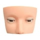 thumbnail image 1 of Eyelash Mannequin Head Práctica de maquillaje Modelo de extensión de las pestañas de silicona suave portátil para artistas principiantes Enseñanza Pestañas rizadas, 1 of 8