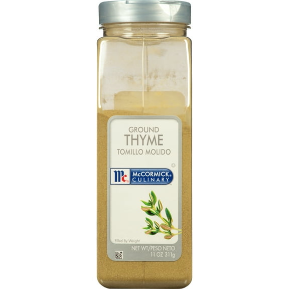 McCormick Culinary Kosher Ground Thyme, 11.0 oz Bottle