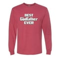 thumbnail image 2 of Wild Bobby, Funny Best Godfather Ever, Pop Culture, Men Long Sleeve Shirt, Vintage Heather Red, 3X-Large, 2 of 3