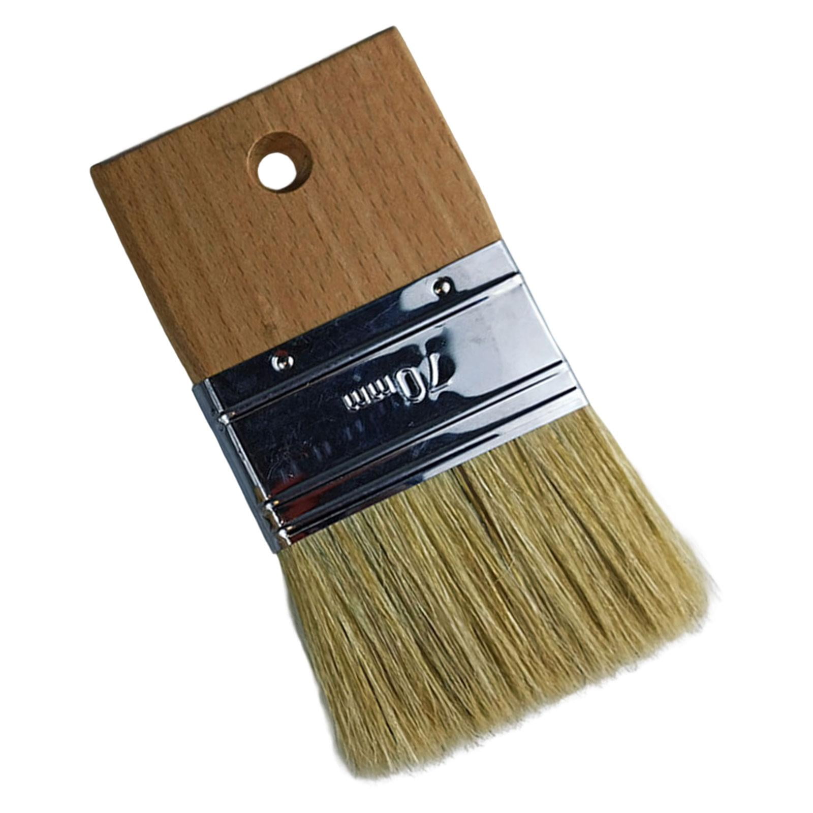 6 Inch Extra-Wide Paint Brush Large Block Stain Brushes Heavy-Duty  Household Bristle Paint Brush for Walls, Dusting, Masonry, Wood Deck and  Fence