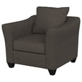thumbnail image 4 of Salizar Upholstered Flared Arm Accent Chair Charcoal Grey, 4 of 12