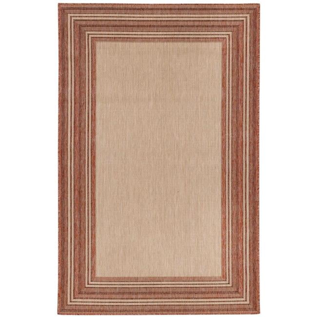 Transocean Cre91842524 Liora Manne Carmel Multi Border Indoor - 10 X 11 Indoor Outdoor Rug Transocean Cre91842524 Liora Manne Carmel Multi Border Indoor - 10 X 11 Indoor Outdoor Rug