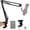 A-QuadCast Microphone Stand, variant on QuadCast Microphone Stand, Mic Boom Arm Compatible with HyperX QuadCast Solocast, Blue Yeti, Fifine AM8 and Most Mic, Gaming Mic Stand Desk with Adapter by SUNMON
