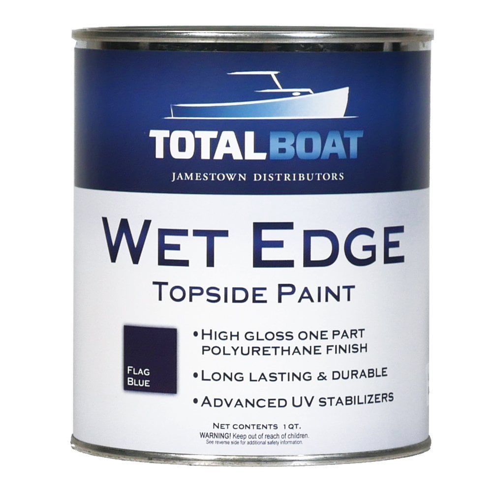 TotalBoat Wet Edge Topside Paint Largo Blue Quart