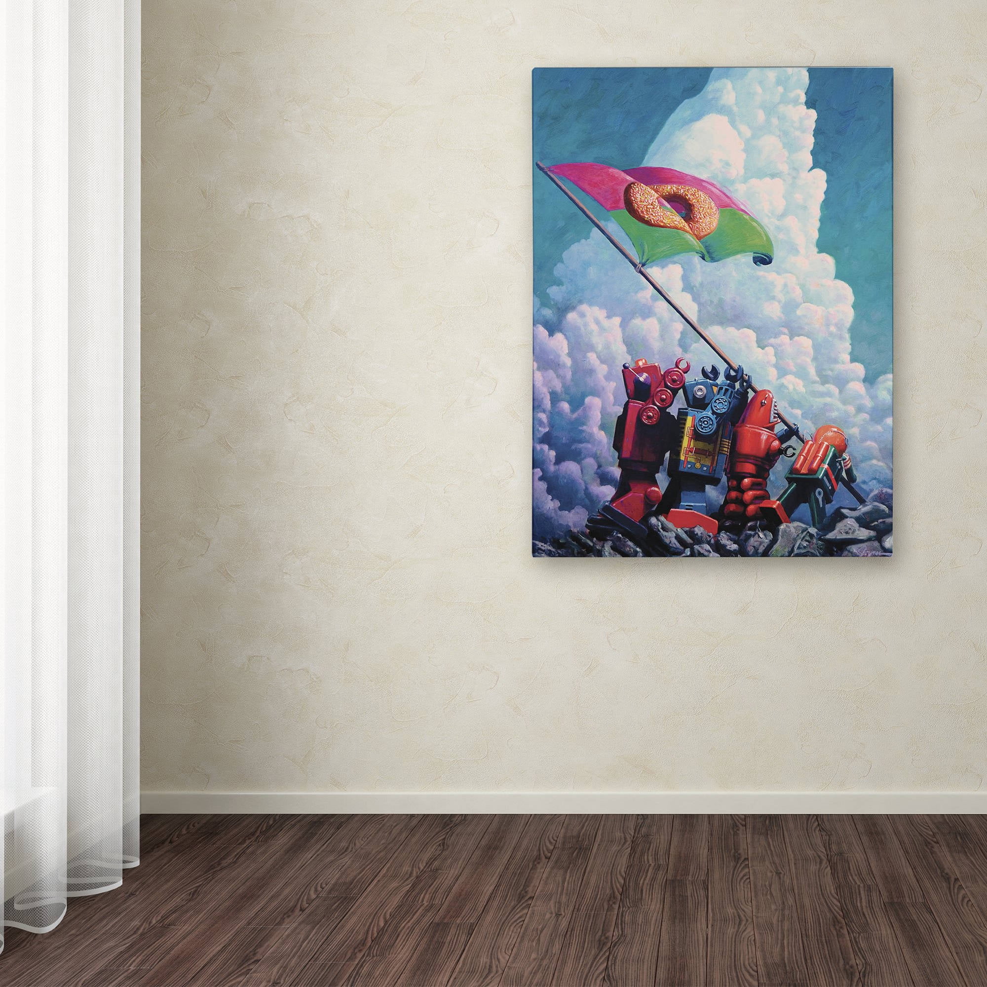 Trademark Fine Art "IO Jima" Canvas Art by Eric Joyner