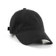 thumbnail image 1 of Gorra de béisbol sólida de primavera y verano para hombres y mujeres, gorra de lengüeta de pato suave negra, 1 of 6