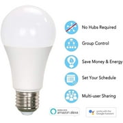 axGear Ampoule LED WiFi intelligente BAOMING, ampoule LED intelligente à changement de couleur LED RVB, Dimamble, lampe domestique télécommandée APP gratuite