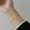 Gold, variant on K-KED Clover Bracelet 0.9CTW. Moissanite Sterling Silver Bracelet GRA Certified 8.5''