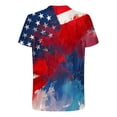 thumbnail image 5 of T-shirts for Men Plus Size under $5 Independence Day Printing Short Sleeve Round Neck Pullover T-Shirt for Men Blue XXXL, 5 of 5