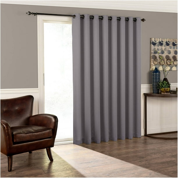 Eclipse Thermal Blackout Tricia Patio, Thermal Blackout Curtains For Sliding Glass Doors