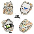 thumbnail image 5 of FORMRS Mini Backpack Purse for Women Travel Daypack Casual Shoulder Bag, Whimsical Leaves, 5 of 7