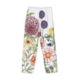 thumbnail image 3 of Lsque Autumn Garden Print Men's Pajama Pants, Lounge Pant - Comfortable Home Wear,Elastic Waistband, Stylish Design-Small, 3 of 9