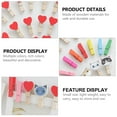 thumbnail image 5 of Masteelf 120 Pcs  Colorful Photo Sealing Clamps Home Heart Clips Photo Wall Decorations, 5 of 8