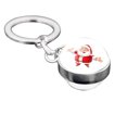 thumbnail image 1 of Rkxzt Clearance Sale Christmas Time Keychain Double-Sided Glass Ball Keychain Ornament, 1 of 1