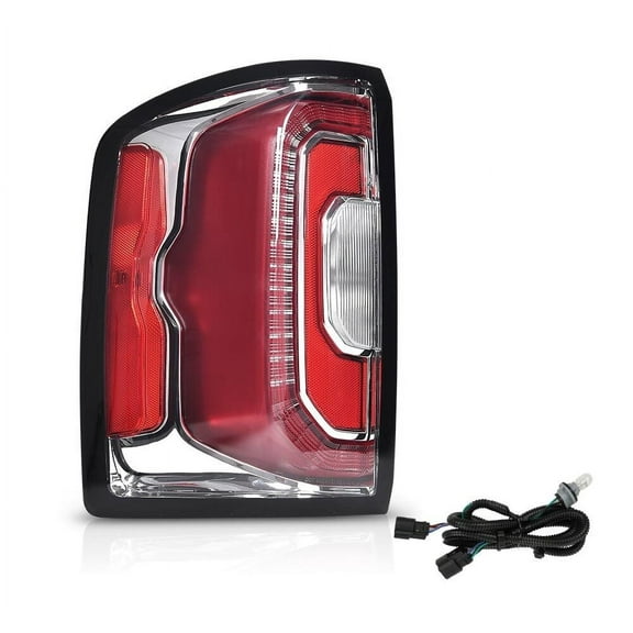 LED Left Driver Tail Lights Fit For 2016-2018 GMC Sierra Rear Brake Tail Lamps