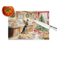 thumbnail image 4 of Carolines Treasures DAC3895LCB 15 x 12 in. Unisex Yorkshire Terrier Yorkie Christmas Cookies Glass Cutting Board, 4 of 5