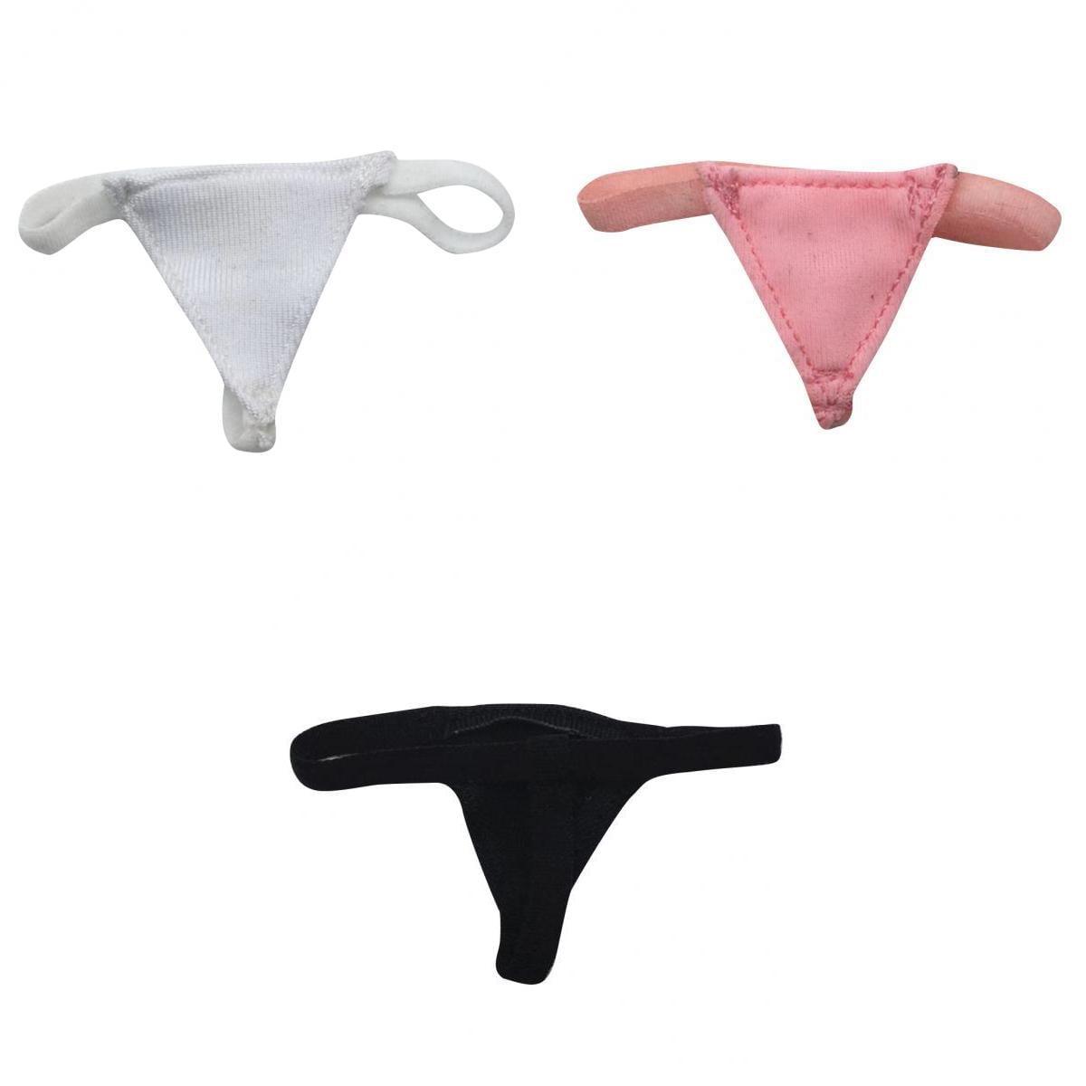 1/6 Men's Underpants Briefs for 12 inch Male Action Figure Accessories 3pcs 