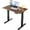 Walnut, variant on CHITOOMA 32 " Electric Standing Desk, Height Adjustbale Desk with 4 memory preset, for home offices, apartments, and small spaces, black