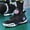 2078 Black, variant on Men's High-Top Basketball Sneakers - Breathable, Non-Slip Rubber Sole, Lace-Up Sneakers for Training & Running, Glow-in-the-Dark Design