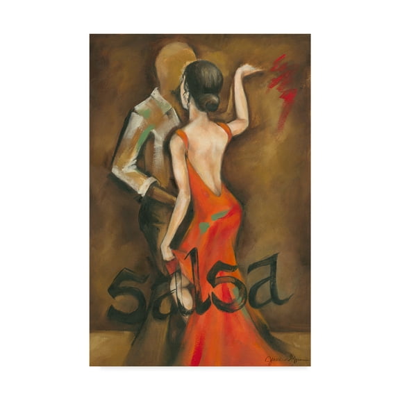 Trademark Fine Art 'Salsa' Canvas Art by Jennifer Goldberger
