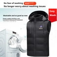 thumbnail image 2 of Heyally Mens Heated Vest - Lightweight Adjustable (S-3XL), USB Powered 6 Heat Settings，Machine Washable Winter Gear(Battery Pack Not Included), 2 of 8