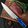 thumbnail image 4 of Yeeclot Chef Knife, 8 inch Japanese Knife, High Carbon Stainless Steel Sharp Knife, Professional Kitchen Knife, Chopping Knife, 4 of 7