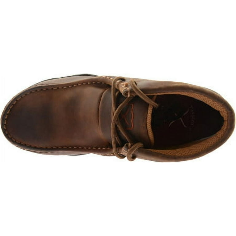 Women's Twisted X WDMST01 Steel Toe Moc Work Shoe Distressed