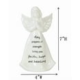 thumbnail image 4 of 7"H Angel of Prayer Ceramic Angel Figurine with LED Light, 4 of 4