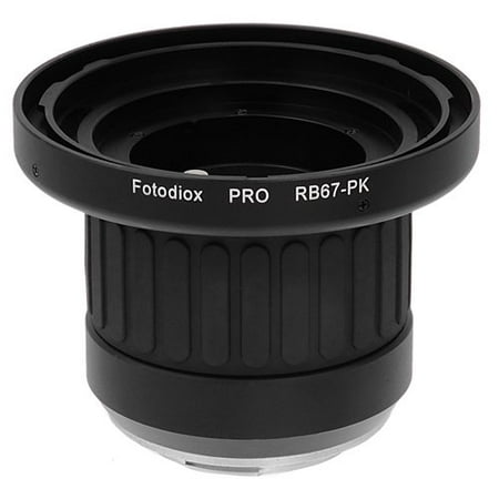 Fotodiox Pro Lens Mount Adapter - Mamiya RB67 Mount SLR Lens to Pentax K (PK) Mount SLR Camera Body with Built-In Focusing (Best Lens For Mamiya Rb67)