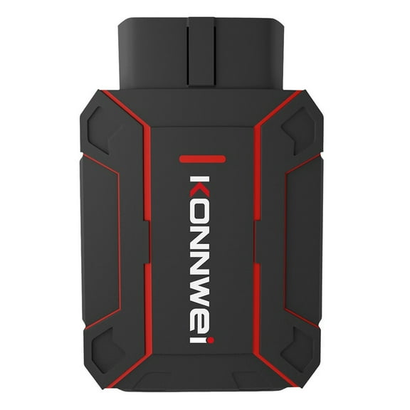 KONNWEI MAXOBD Full System Bluetooth ODB2 Code Reader Diagnostic Scanner Tool Check Engine,Voltage Test,I/M Readiness,Data Stream,Auto VIN,for iOS & Android System