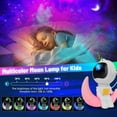thumbnail image 3 of KIMHY Astronaut Galaxy Projector, 2 in 1 Night Light Projector for Bedroom Decor with Moon Lamp, Star Projector Galaxy Light with 8 Colors Effects, 3 of 8