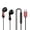 Red Type-C, variant on ruhuadgb Wired Earphone Noise Canceling Clear Sound Sport Headphone Heavy Bass In ear Wired Headset for OPPO for for Vivo for