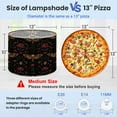 thumbnail image 2 of Lampshades 2 Pack Dark Gothic Moth Skull Red Flowers Vintage Botanical Style 13"x13"x10" Light Shade for Table Lamps Floor Lamp Shades Lampshade Replacement with Spider Fitter Easy Assembly, 2 of 8