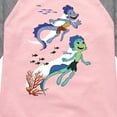 thumbnail image 3 of Luca - Sea Monsters - Toddler And Youth Girls Raglan Graphic T-Shirt, 3 of 5