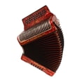 thumbnail image 6 of Hohner Corona Xtreme II 34 Button Bisonoric Accordion (GCF Keys, Pearl Red), 6 of 6
