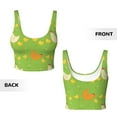 thumbnail image 6 of Goofa Funny Chicken Printed Sports Bras for Women, High Impact Running Bra Workout Crop Tank Tops Longline Sports Bra Push up-Medium, 6 of 9