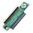 thumbnail image 2 of 2.5in SATA To IDE SSD Adapter Card 7+15-Pin Female To 44-Pin Male Mini Hard Disk Riser Card Support ATA 66/100/133 for Laptop PC Green, 2 of 5