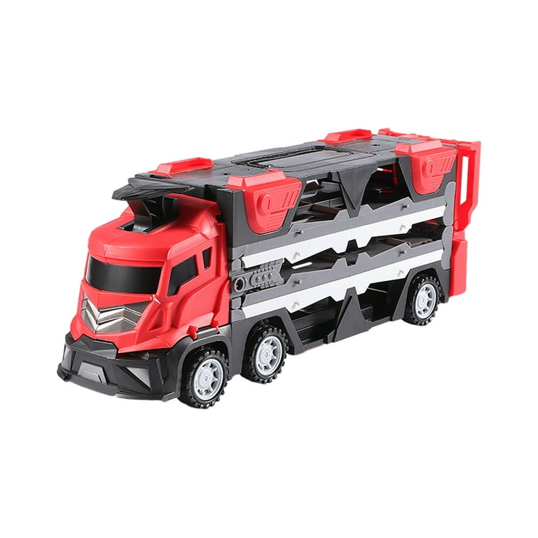 Jacenvly Toys Girls 8-10 Clearance Deformation Folding Catapult Rail Car  Storage Container Car Sound Light Pullback Car Children'S Alloy Car Playset