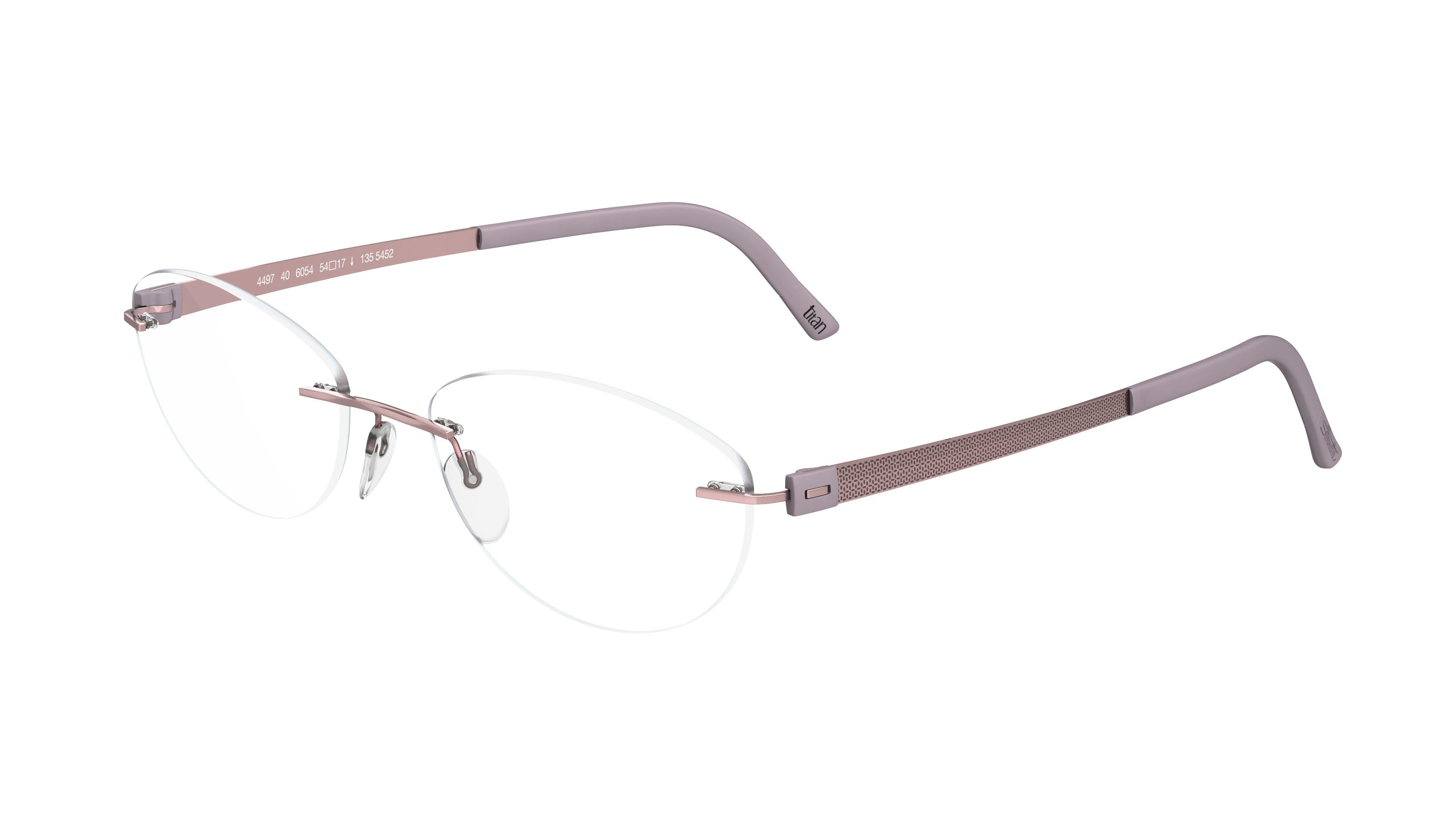 Silhouette Titan Accent 5452 Eyeglasses Chassis 6056 brown matte